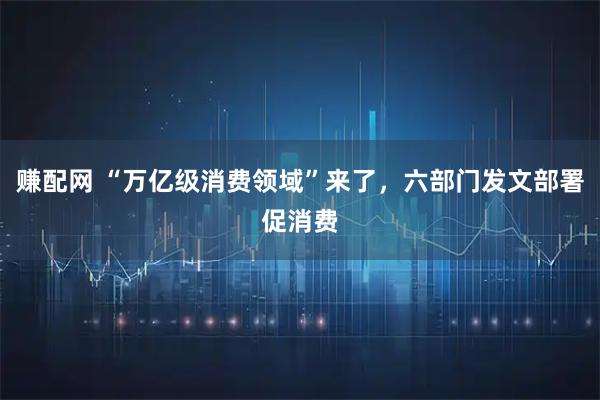赚配网 “万亿级消费领域”来了，六部门发文部署促消费